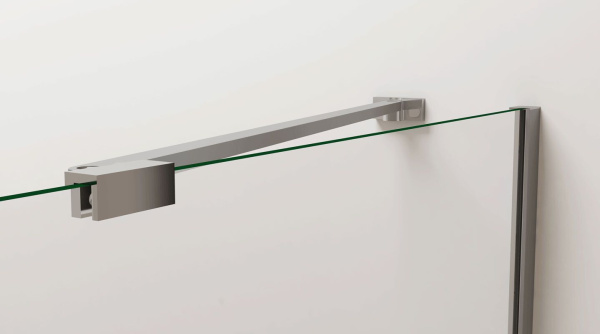 Душевой уголок Vincea Extra VSR-1E901090CLB, 900/1000*900, черный, стекло прозрачное