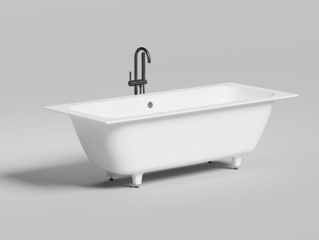 Ванна встраиваемая Salini ORLANDA AXIS 190x80 покраска по RAL полностью, S-Sense, матовый 103211MF