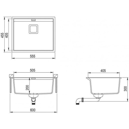 Кухонная мойка AquaSanita Delicia SQD 100 AW 220