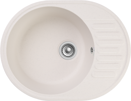 Кухонная мойка GranFest QUARZ 58 белый