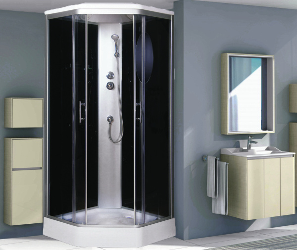 Душевая кабина Niagara Ultra NG-2506-01 90х90х220, низкий поддон 16 см, стекло тонированное