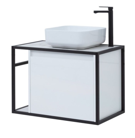Тумба под раковину Aquanet Nova Lite Loft 75 R белый