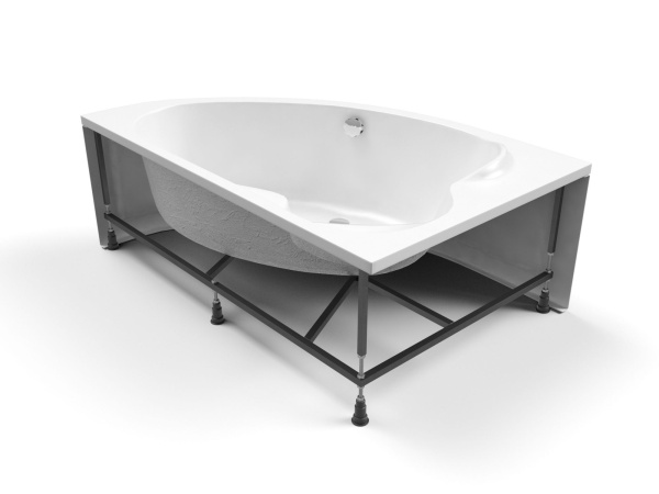 Ванна асимметричная Cersanit KALIOPE 170x110 правая белый, 63444