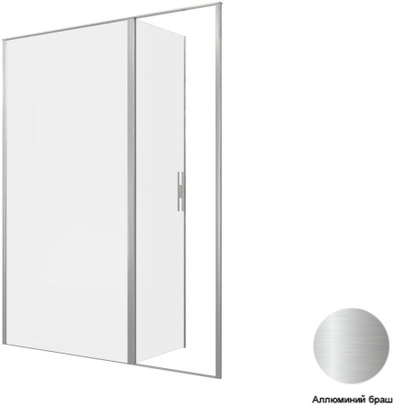 Душевая дверь Allen Brau Priority 160 3.31038.BA серебро браш