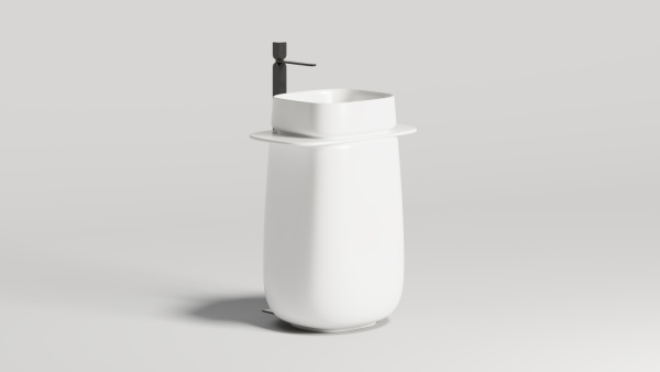 Раковина напольная Salini ORIENTE TOTEM, белый, 1303101G