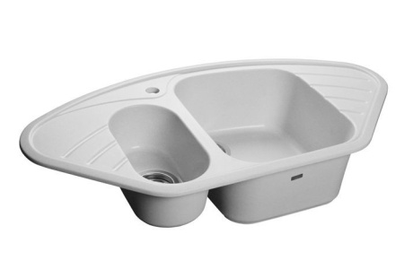 Кухонная мойка GranFest CORNER C-960E иней