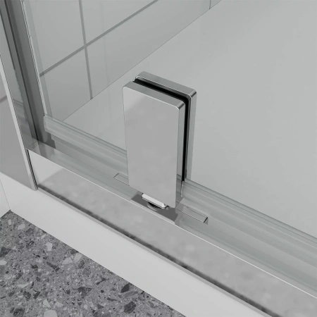 Душевая дверь Veconi Ottimo P30 CH, 900x1900, хром, стекло матовое