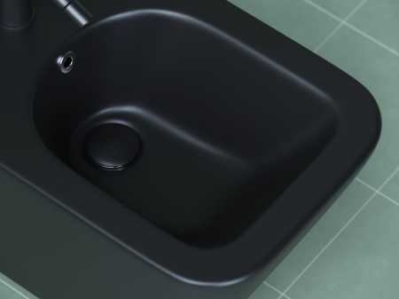 Подвесное биде Ceramicanova Metric, черный матовый, CN3008MB
