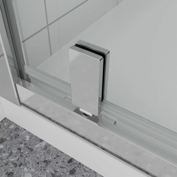 Душевая дверь Veconi Ottimo P30 CH, 900x1900, хром, стекло матовое
