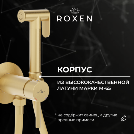 Гигиенический душ с лейкой RoxenBath Santi 50094000-GB