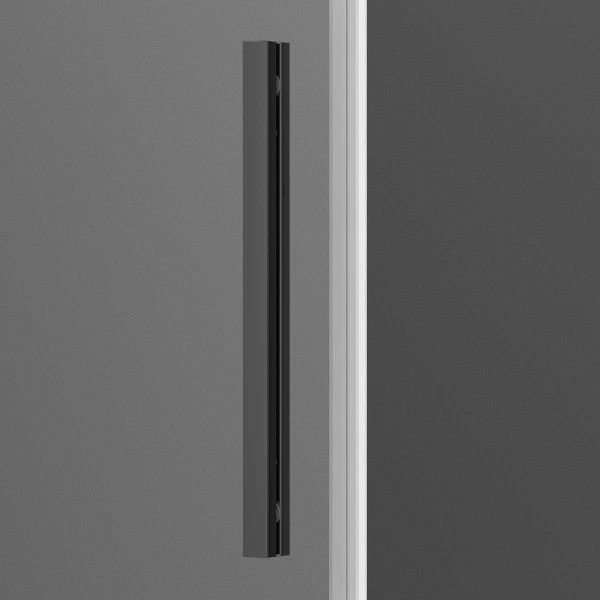 Душевая дверь Vincea Soft VDS-3SO110CLGM, 1100, вороненая сталь, стекло прозрачное