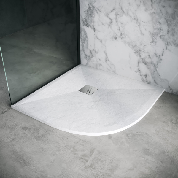 Поддон полукруг Grossman Strong GR-S1100100 белый 100x100x2.5