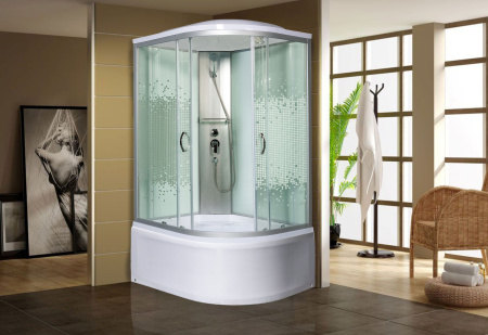 Душевая кабина Мономах 100/80/44 С МЗ L, 1000х800х2100, асимметричная