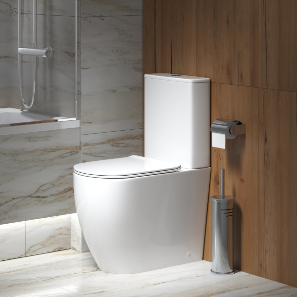 Унитаз Grossman Style GR-4473S (655х365х920) напольный безободковый с ВЫСОКОЙ ЧАШЕЙ 48 см