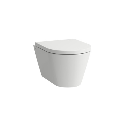 Подвесной унитаз Kartell by laufen 37х49 см, укороченный, безободковый, без сиденья 8.2033.3.000.000.1
