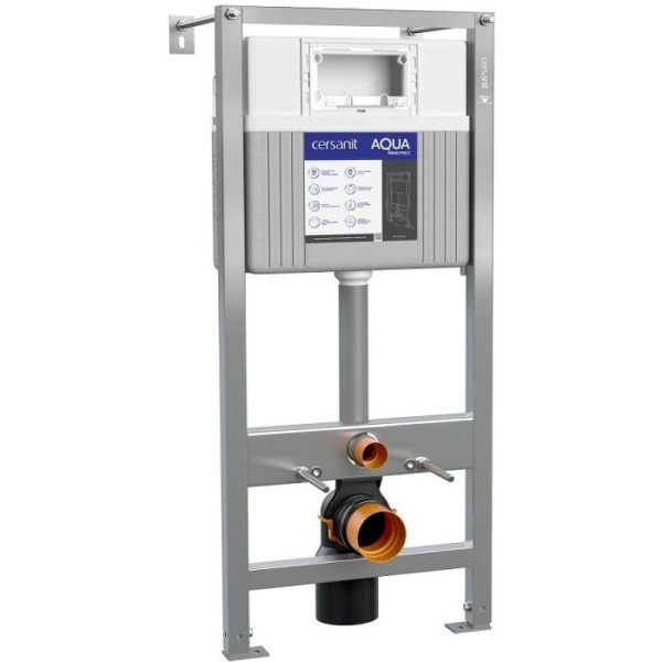 Инсталляция Cersanit AQUA PRIME P 50Z для унитаза пневматическая оцинкованная, 63476