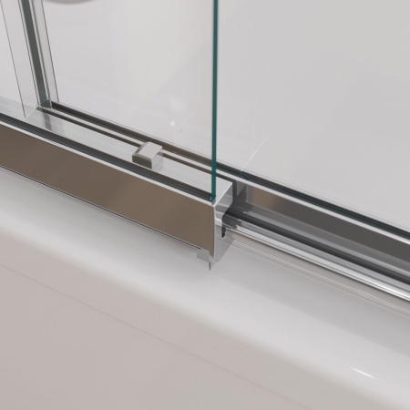 Душевая шторка на ванну CEZARES SLIDER-VF-11-100/150-C-Cr