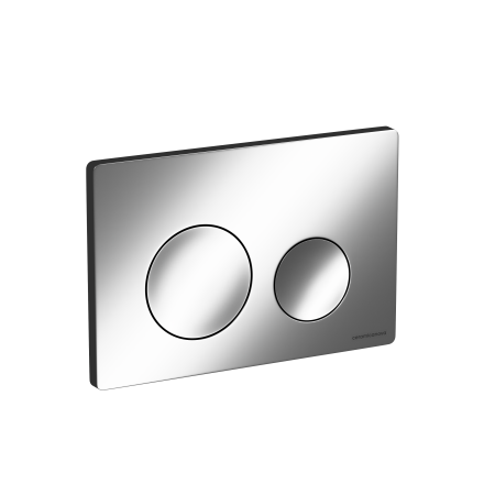 Кнопка смыва Balance, клавиши Circle, цвет хром матовый, CN12-001M