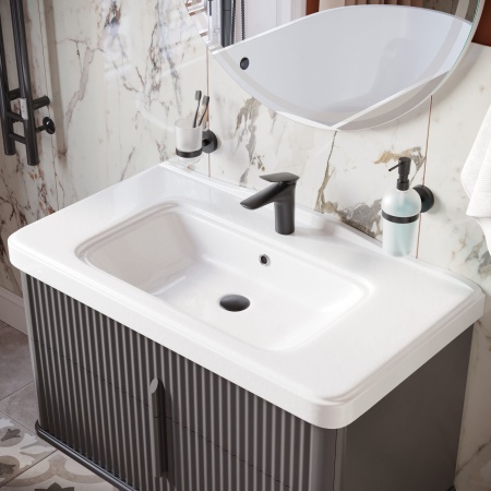 Смеситель для раковины STWORKI Молде S23010BK черный