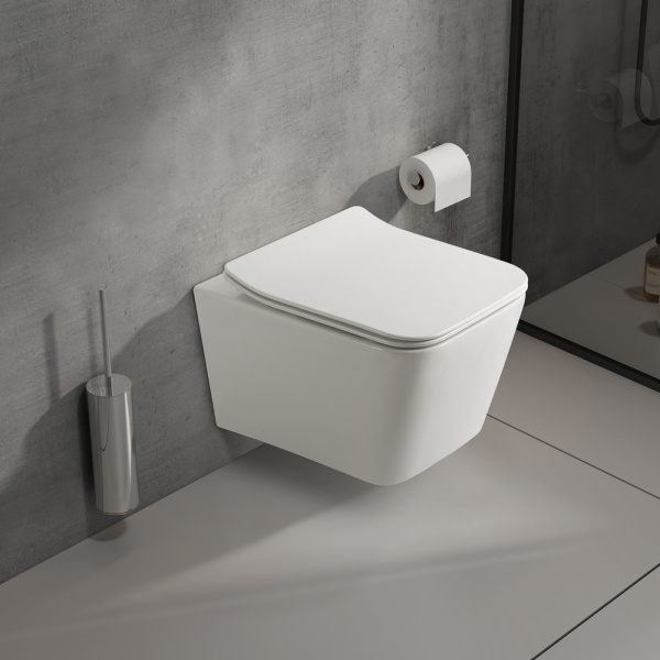 Унитаз подвесной WesnaArt KUBUS 205-KUB13, белый