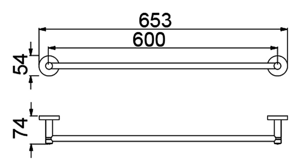 Полотенцедержатель TIMO Saona 13053/00, хром