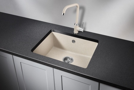 Мойка для кухни Granula 5551 пирит, 55,5х46 см, квадратная