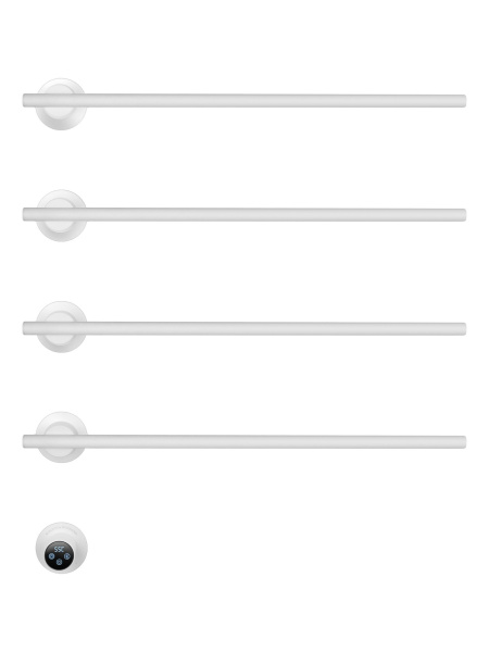 Полотенцесушитель электрический встраиваемый WONZON & WOGHAND, Белый матовый (WW-A364-MW)