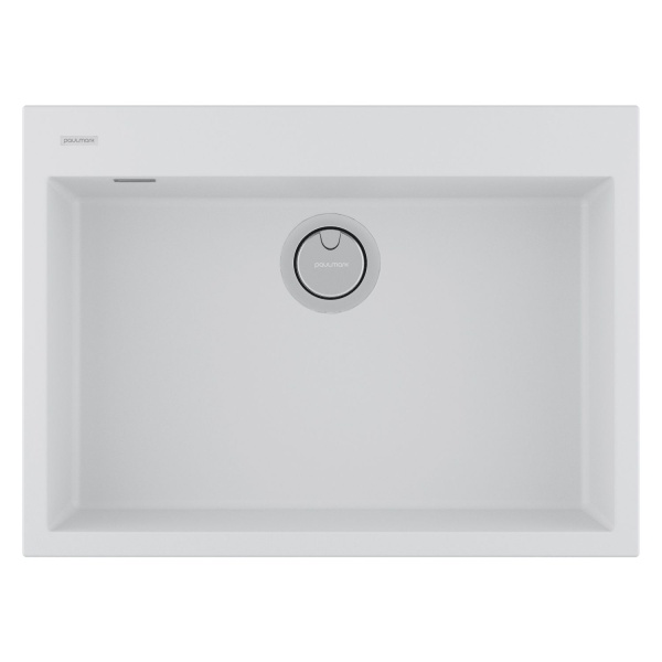 Мойка DECORATION 69, ACRYSTONE, PM936950-WH, WHITE, 690х500 мм, Paulmark