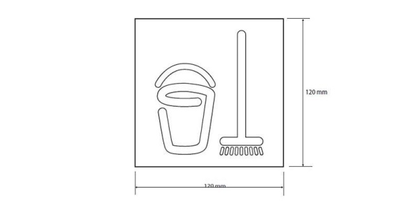 Табличка "Хозяйственное помещение" Bemeta Hotel 111022095