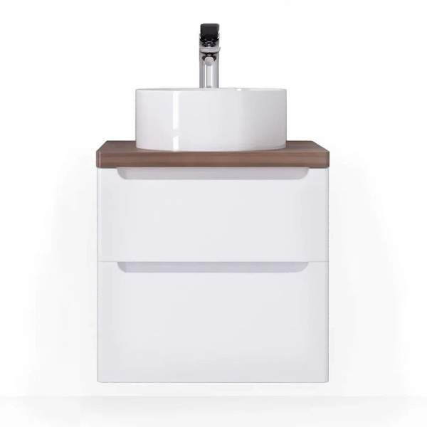 Тумба под раковину Jorno Wood 60 wood.01.60/P/W белый