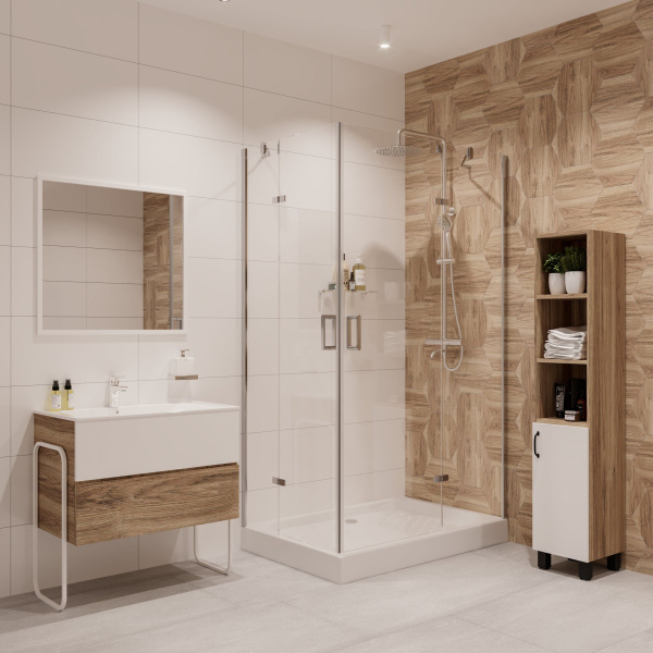 Душевое ограждение Niagara Nova NG-6618-08 120x90x190 прямоугольник, двери распашные