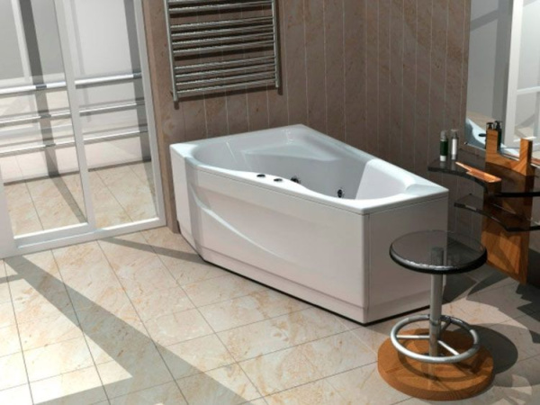 Акриловая ванна Aquatek Медея 170x95 MED180-0000018 левая, с гидромассажем