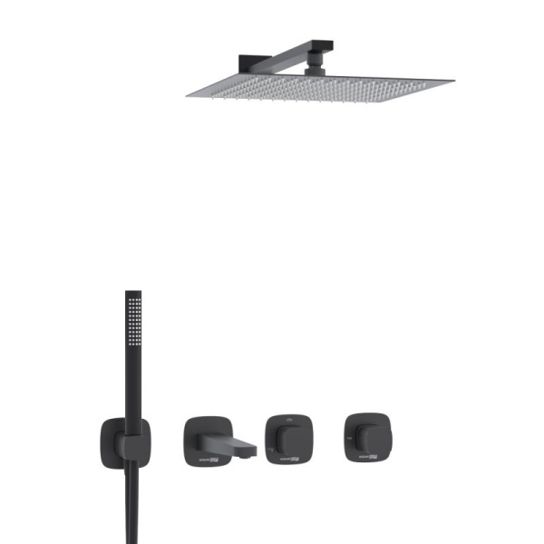 A9151.265.315.219.162.327.242.217 Встраиваемый комплект для ванны WasserKRAFT с верхней душевой насадкой, лейкой