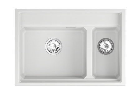 Мойка для кухни Granula Kitchen Space 7302i арктик, 73х51 см, прямоугольная