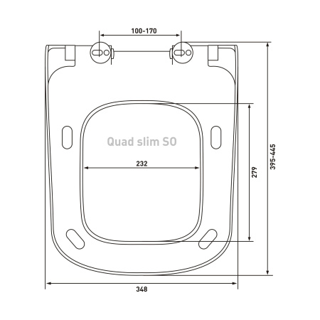Сиденье BERGES Quad slim SO