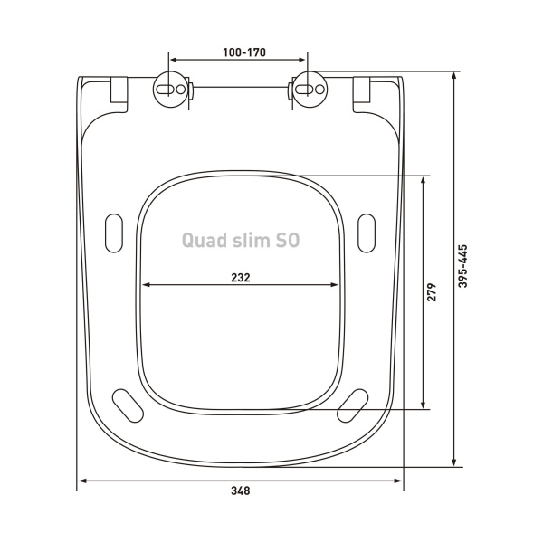 Сиденье BERGES Quad slim SO