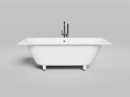 Ванна встраиваемая Salini ORNELLA AXIS 170x75, S-Stone, матовый белый 103423M