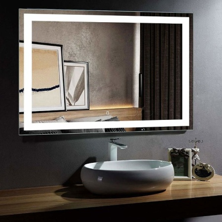 Зеркало Silver Mirrors Livia 1200x800 ФР-00001767 со встроенным светильником, сенсорный выключатель, подогрев