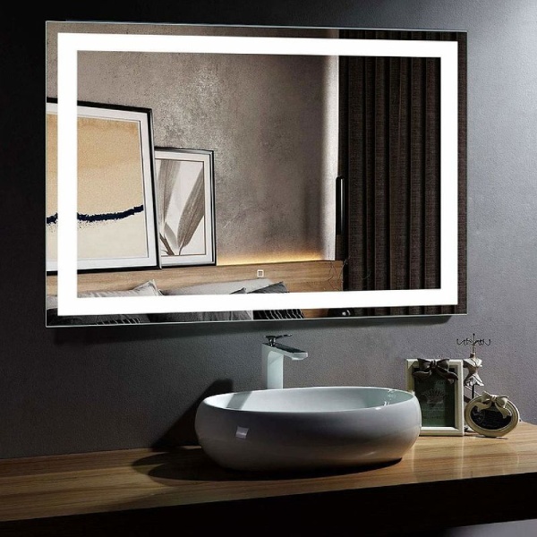 Зеркало Silver Mirrors Livia 1200x800 ФР-00001767 со встроенным светильником, сенсорный выключатель, подогрев