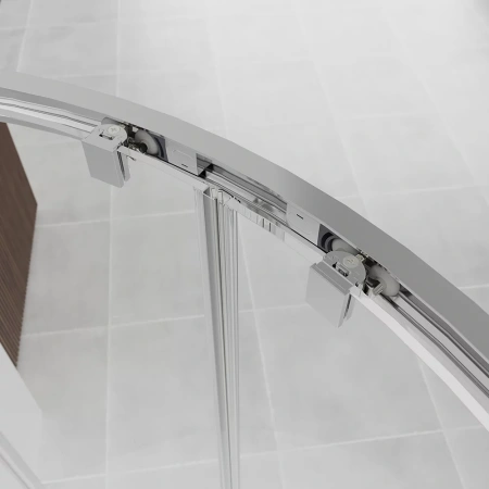 Душевой угол Veconi Evo 200 CH, 900х900x1950, хром, прозрачное стекло