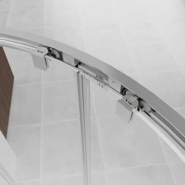 Душевой угол Veconi Evo 200 CH, 900х900x1950, хром, прозрачное стекло