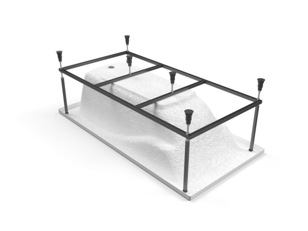Акриловая ванна с каркасом Cersanit ZEN 170x85 63355 + K-RW-ZEN*170n