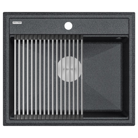 Мойка STEPIA 60, IT-GRANIT, PM115951-DG, графит, 590х510, Paulmark