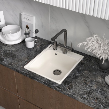 Кухонная мойка Reflection Quadra RF0243WH, белый
