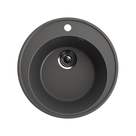 Кухонная мойка Ulgran Quartz Nora 485-09, мокрый асфальт