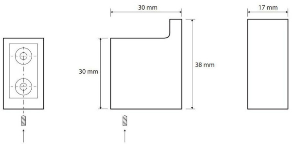 Крючок для полотенец Bemeta Via 135006012