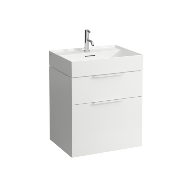 Подвесная раковина Kartell by laufen 60х46х12 см, 1 отверстие для смесителя, SaphirKeramik, с отв. под смеситель 8.1033.3.000.104.1