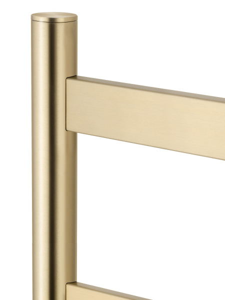 Полотенцесушитель электрический напольный WONZON & WOGHAND, Брашированное золото (WW-A406-BG)