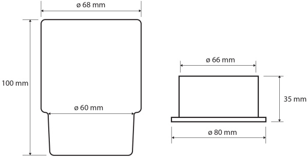 Стакан Bemeta Omega 138110061