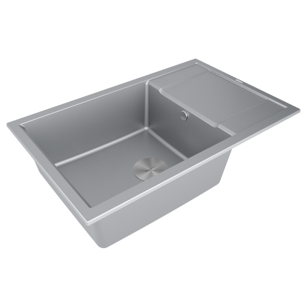 Мойка FLUGEN 60, IT-GRANIT, PM317850-GRM, серый металлик, 780х500 мм, Paulmark